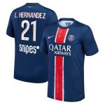 maillot domicile stadium psg nike 2425 avec flocage l.hernandez 21 Série | Maillots et Vêtements PSG Exclusifs sur PSG Shop
