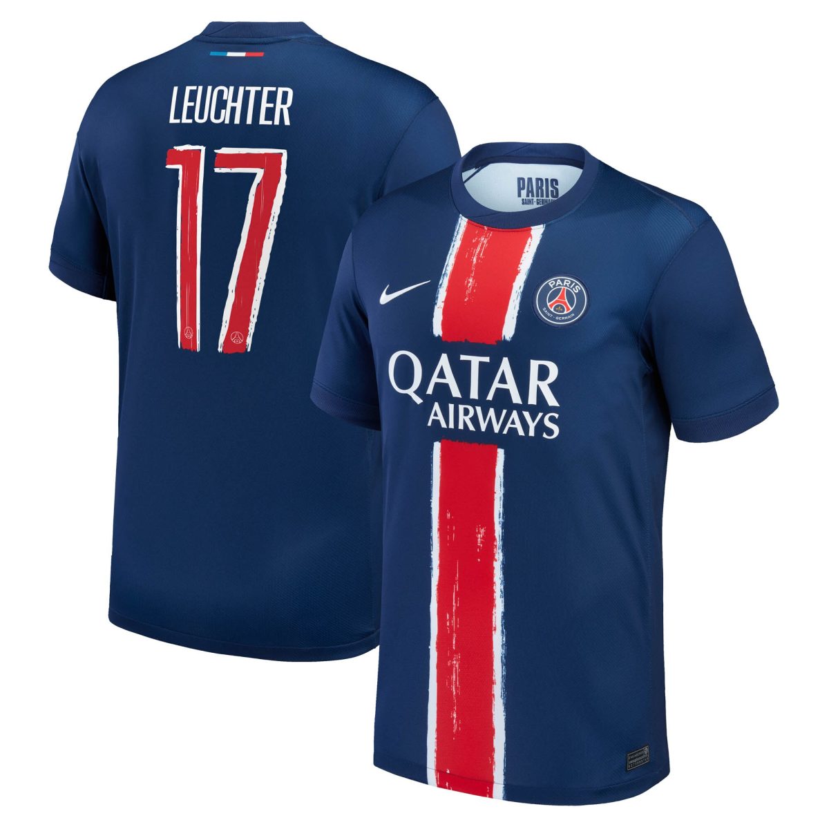 maillot domicile stadium psg nike 2425 avec flocage leuchter 17 Série | Maillots et Vêtements PSG Exclusifs sur PSG Shop