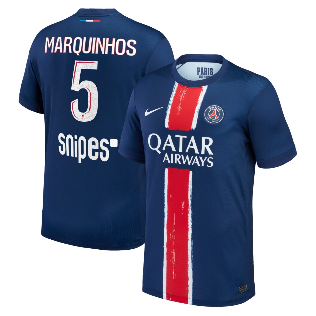 maillot domicile stadium psg nike 2425 avec flocage marquinhos 5 Série | Maillots et Vêtements PSG Exclusifs sur PSG Shop
