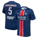 maillot domicile stadium psg nike 2425 avec flocage marquinhos 5 Série | Maillots et Vêtements PSG Exclusifs sur PSG Shop