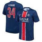 maillot domicile stadium psg nike 2425 avec flocage n.traore 34 Série | Maillots et Vêtements PSG Exclusifs sur PSG Shop