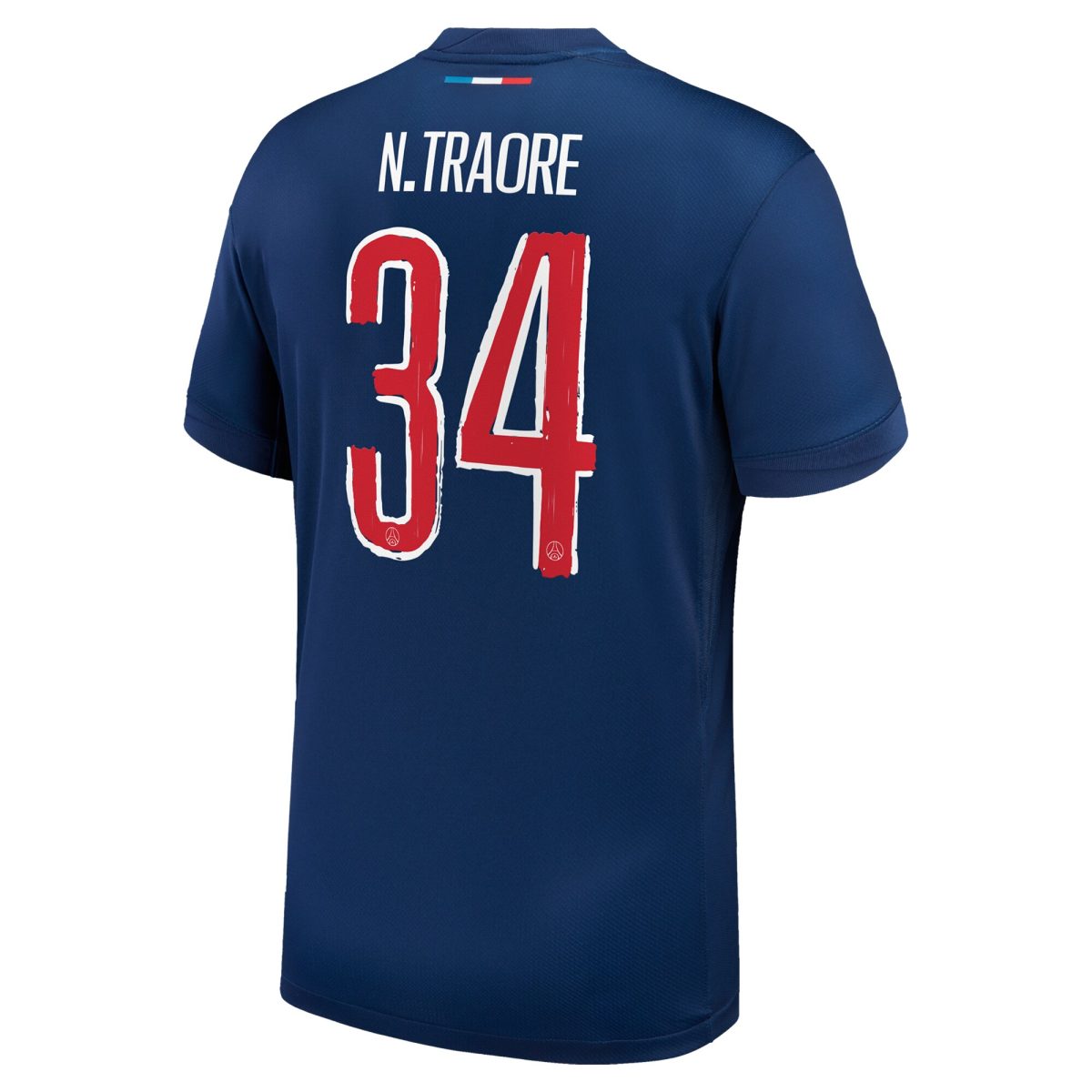 maillot domicile stadium psg nike 2425 avec flocage n.traore 34 Série | Maillots et Vêtements PSG Exclusifs sur PSG Shop