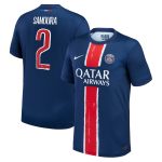 maillot domicile stadium psg nike 2425 avec flocage samoura 2 Série | Maillots et Vêtements PSG Exclusifs sur PSG Shop