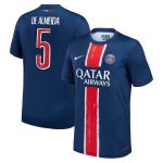 maillot domicile stadium psg nike 2425 – enfant avec flocage de almeida 5 Série | Maillots et Vêtements PSG Exclusifs sur PSG Shop
