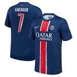 maillot domicile stadium psg nike 2425 – enfant avec flocage karchaoui 7 Série | Maillots et Vêtements PSG Exclusifs sur PSG Shop