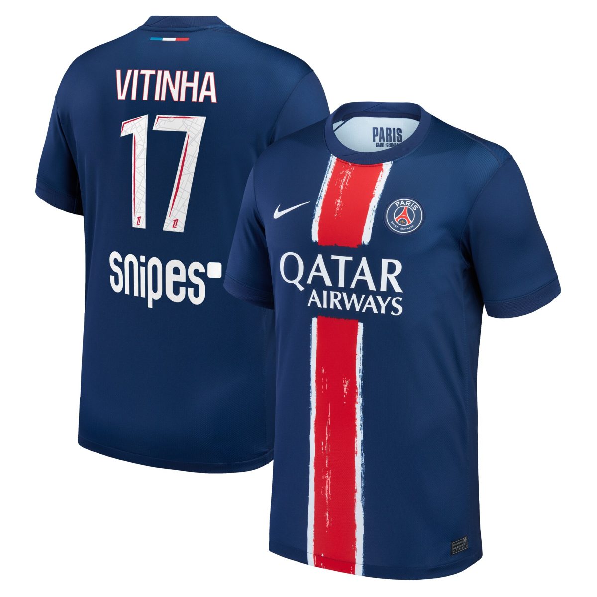 maillot domicile stadium psg nike 2425 – enfant avec flocage vitinha 17 Série | Maillots et Vêtements PSG Exclusifs sur PSG Shop