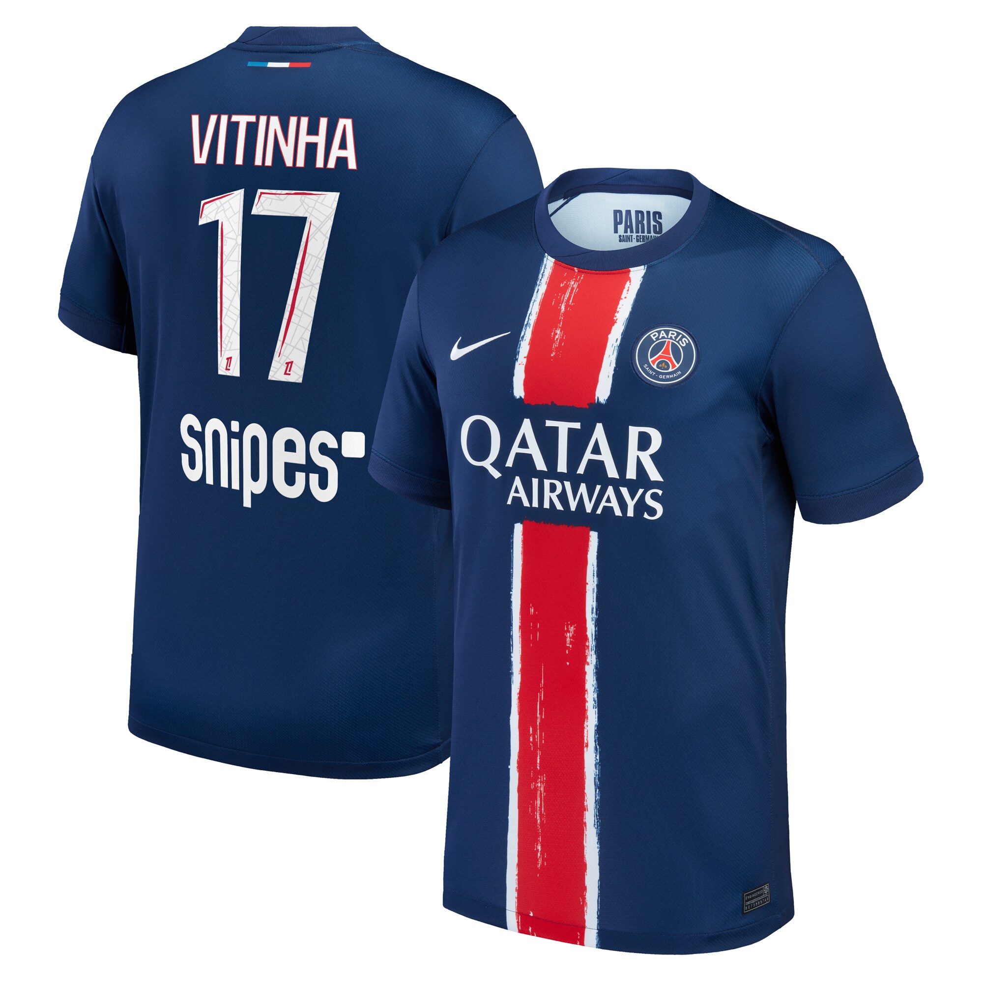 maillot domicile stadium psg nike 2425 – enfant avec flocage vitinha 17 Série | Maillots et Vêtements PSG Exclusifs sur PSG Shop