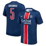 maillot domicile stadium psg nike 2425 – enfant – flocage coupe marquinhos 5 Série | Maillots et Vêtements PSG Exclusifs sur PSG Shop