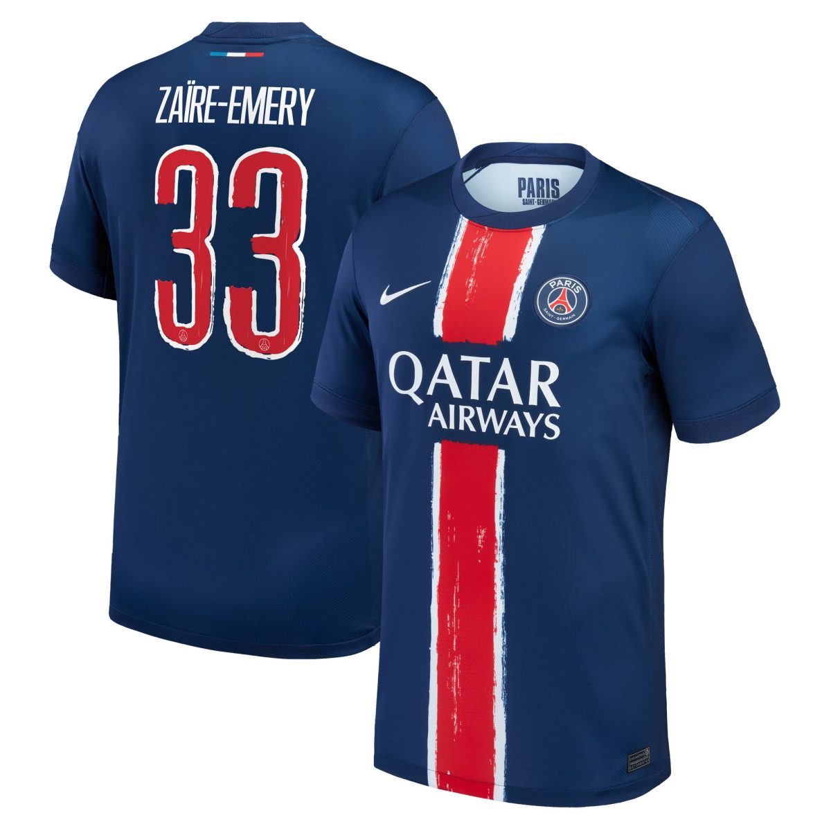 maillot domicile stadium psg nike 2425 – enfant – flocage coupe zaire-emery 33 Série | Maillots et Vêtements PSG Exclusifs sur PSG Shop