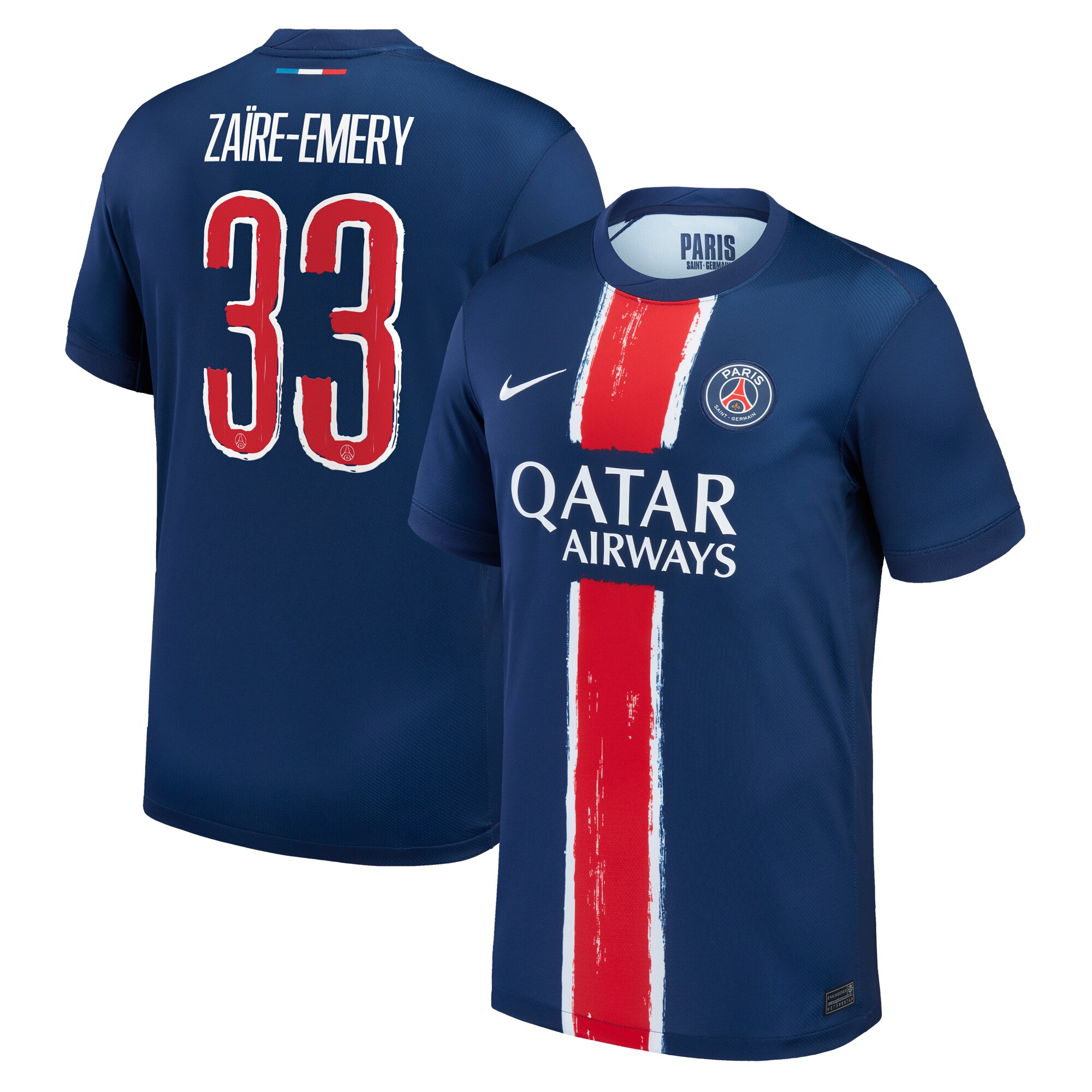 maillot domicile stadium psg nike 2425 – enfant – flocage coupe zaire-emery 33 Série | Maillots et Vêtements PSG Exclusifs sur PSG Shop