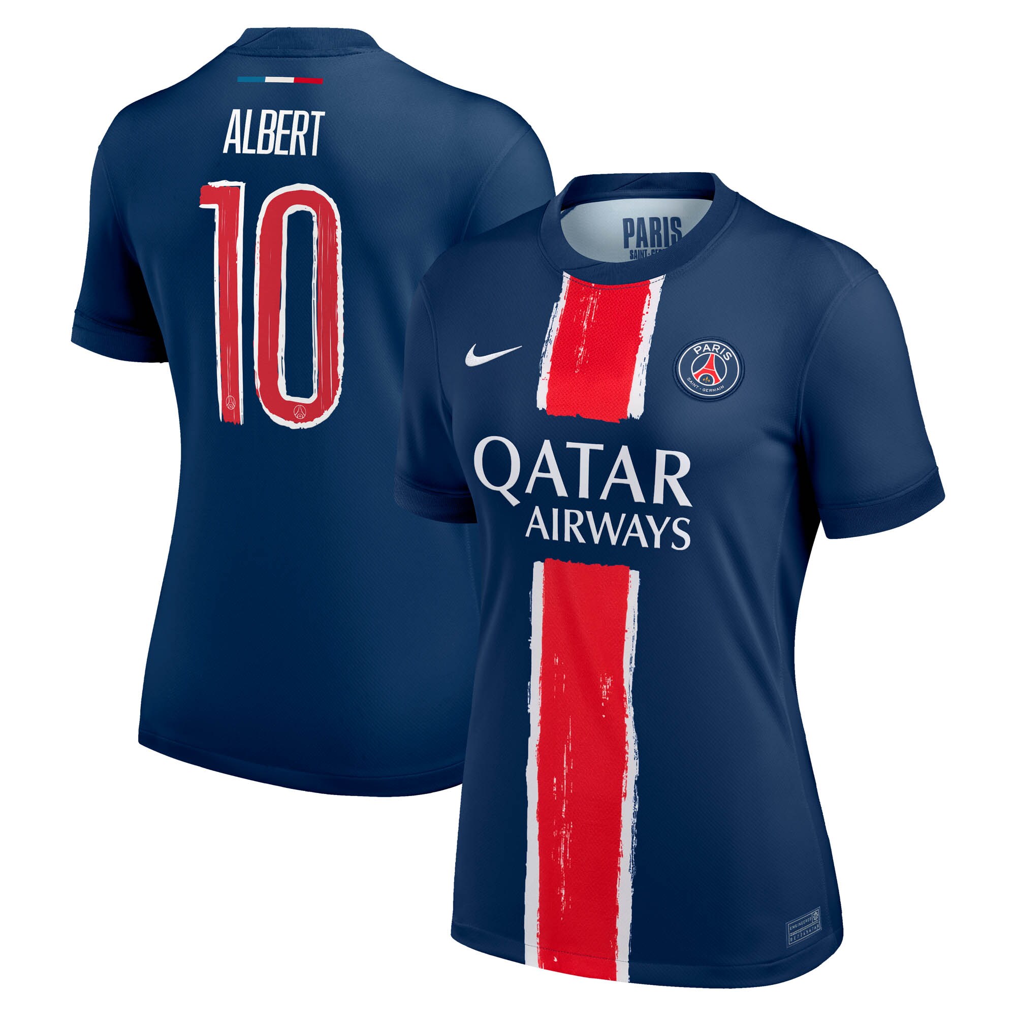 maillot domicile stadium psg nike 2425 – femme avec flocage albert 10 Série | Maillots et Vêtements PSG Exclusifs sur PSG Shop