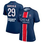maillot domicile stadium psg nike 2425 – femme avec flocage barcola 29 Série | Maillots et Vêtements PSG Exclusifs sur PSG Shop
