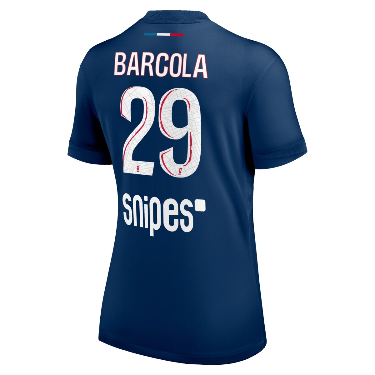 maillot domicile stadium psg nike 2425 – femme avec flocage barcola 29 Série | Maillots et Vêtements PSG Exclusifs sur PSG Shop