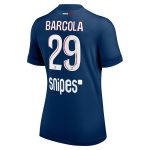 maillot domicile stadium psg nike 2425 – femme avec flocage barcola 29 Série | Maillots et Vêtements PSG Exclusifs sur PSG Shop