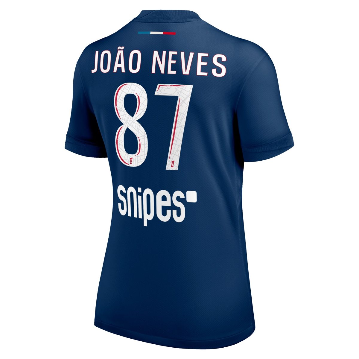 maillot domicile stadium psg nike 2425 – femme avec flocage joao neves 87 Série | Maillots et Vêtements PSG Exclusifs sur PSG Shop