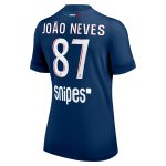 maillot domicile stadium psg nike 2425 – femme avec flocage joao neves 87 Série | Maillots et Vêtements PSG Exclusifs sur PSG Shop
