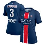 maillot domicile stadium psg nike 2425 – femme avec flocage kimpembe 3 Série | Maillots et Vêtements PSG Exclusifs sur PSG Shop