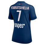 maillot domicile stadium psg nike 2425 – femme avec flocage kvaratskhelia 7 Série | Maillots et Vêtements PSG Exclusifs sur PSG Shop