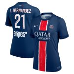 maillot domicile stadium psg nike 2425 – femme avec flocage l.hernandez 21 Série | Maillots et Vêtements PSG Exclusifs sur PSG Shop