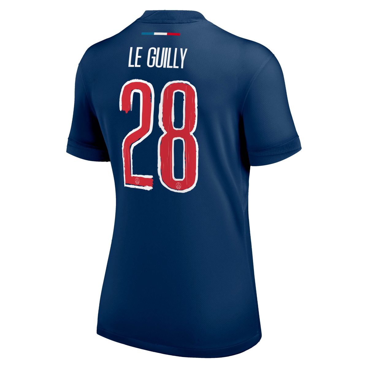 maillot domicile stadium psg nike 2425 – femme avec flocage le guilly 28 Série | Maillots et Vêtements PSG Exclusifs sur PSG Shop