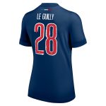 maillot domicile stadium psg nike 2425 – femme avec flocage le guilly 28 Série | Maillots et Vêtements PSG Exclusifs sur PSG Shop