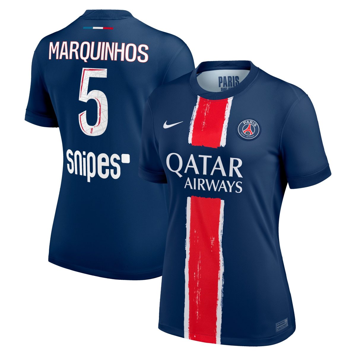 maillot domicile stadium psg nike 2425 – femme avec flocage marquinhos 5 Série | Maillots et Vêtements PSG Exclusifs sur PSG Shop