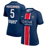 maillot domicile stadium psg nike 2425 – femme avec flocage marquinhos 5 Série | Maillots et Vêtements PSG Exclusifs sur PSG Shop