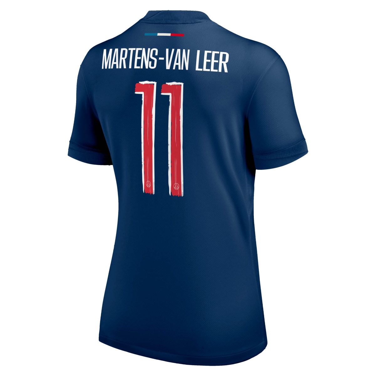 maillot domicile stadium psg nike 2425 – femme avec flocage martens-van leer 11 Série | Maillots et Vêtements PSG Exclusifs sur PSG Shop