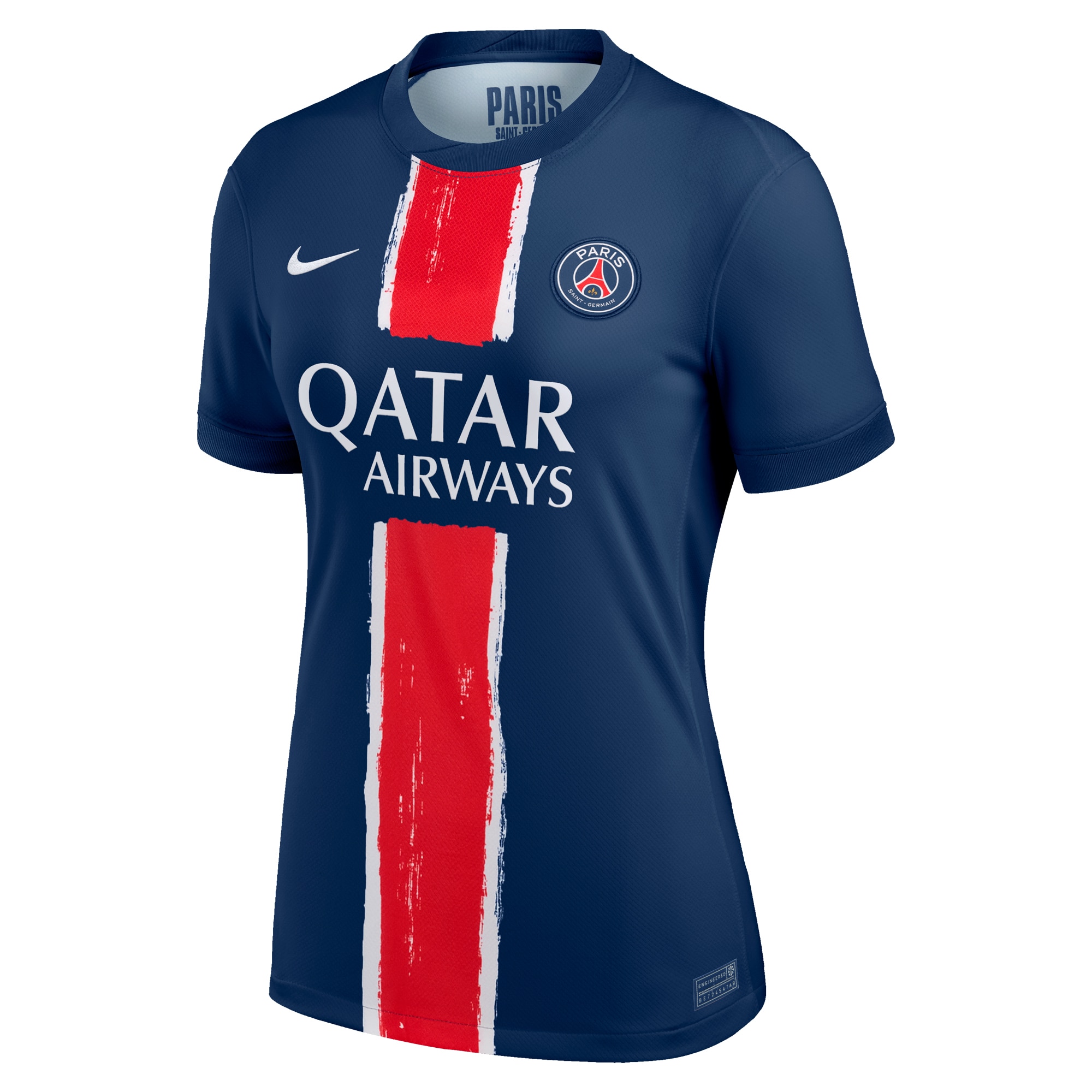 maillot domicile stadium psg nike 2425 – femme avec flocage n.mendes 25 Série | Maillots et Vêtements PSG Exclusifs sur PSG Shop