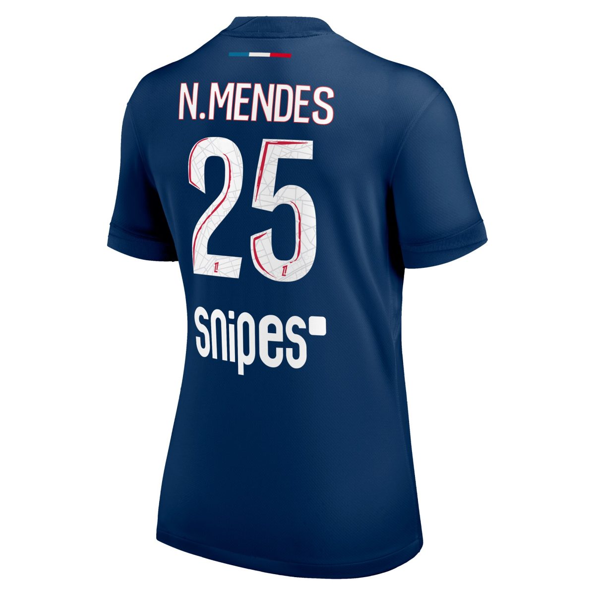 maillot domicile stadium psg nike 2425 – femme avec flocage n.mendes 25 Série | Maillots et Vêtements PSG Exclusifs sur PSG Shop