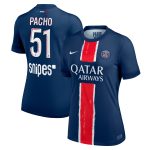 maillot domicile stadium psg nike 2425 – femme avec flocage pacho 51 Série | Maillots et Vêtements PSG Exclusifs sur PSG Shop