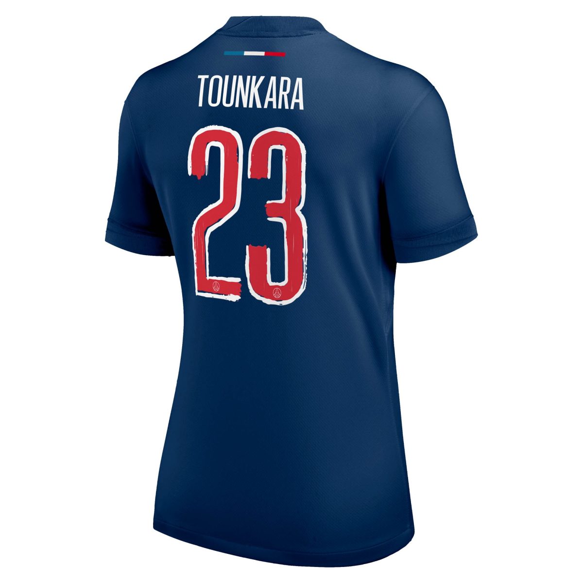 maillot domicile stadium psg nike 2425 – femme avec flocage tounkara 23 Série | Maillots et Vêtements PSG Exclusifs sur PSG Shop