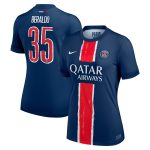 maillot domicile stadium psg nike 2425 – femme – flocage coupe beraldo 35 Série | Maillots et Vêtements PSG Exclusifs sur PSG Shop