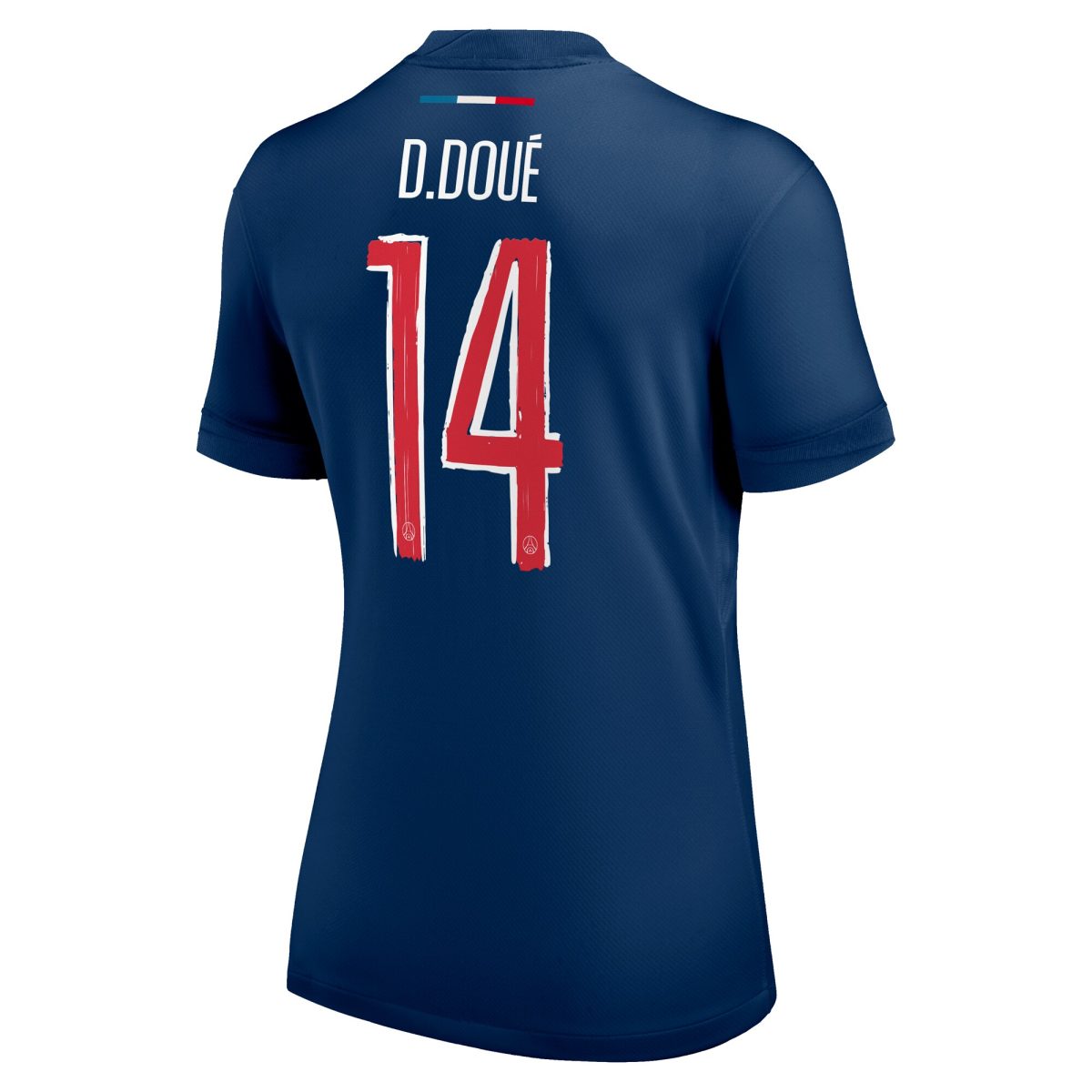 maillot domicile stadium psg nike 2425 – femme – flocage coupe d.doue 14 Série | Maillots et Vêtements PSG Exclusifs sur PSG Shop