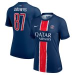 maillot domicile stadium psg nike 2425 – femme – flocage coupe joao neves 87 Série | Maillots et Vêtements PSG Exclusifs sur PSG Shop