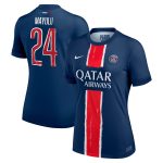 maillot domicile stadium psg nike 2425 – femme – flocage coupe mayulu 24 Série | Maillots et Vêtements PSG Exclusifs sur PSG Shop