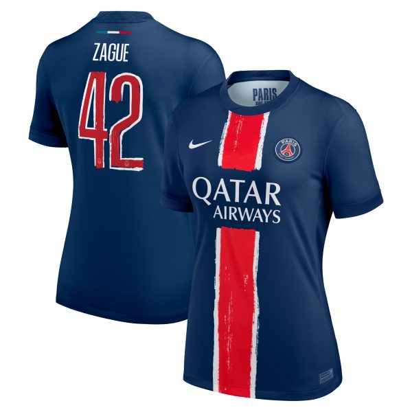 maillot domicile stadium psg nike 2425 – femme – flocage coupe zague 42 Série | Maillots et Vêtements PSG Exclusifs sur PSG Shop