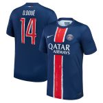 maillot domicile stadium psg nike 2425 – flocage coupe d.doue 14 Série | Maillots et Vêtements PSG Exclusifs sur PSG Shop