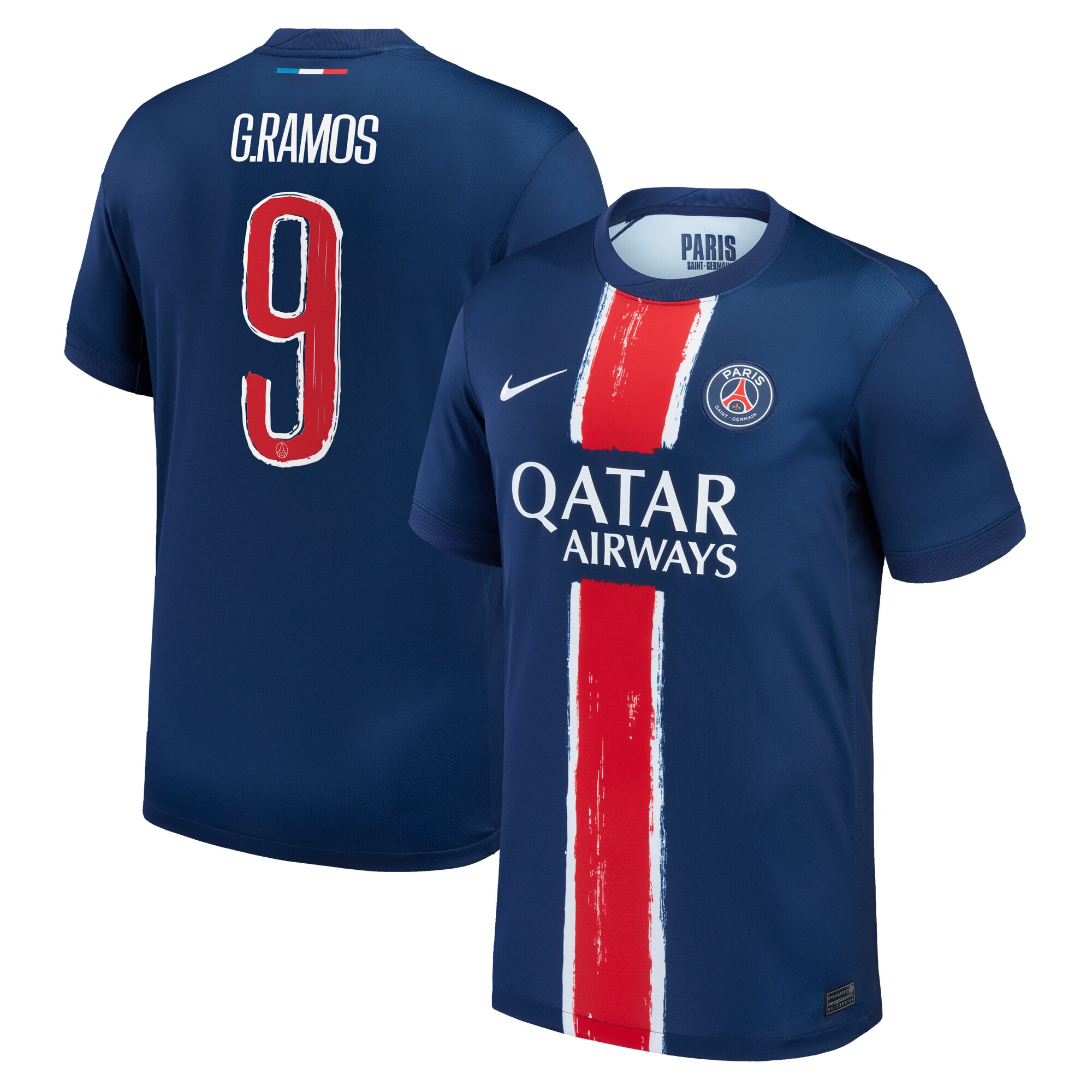 maillot domicile stadium psg nike 2425 – flocage coupe g.ramos 9 Série | Maillots et Vêtements PSG Exclusifs sur PSG Shop