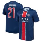 maillot domicile stadium psg nike 2425 – flocage coupe l.hernandez 21 Série | Maillots et Vêtements PSG Exclusifs sur PSG Shop
