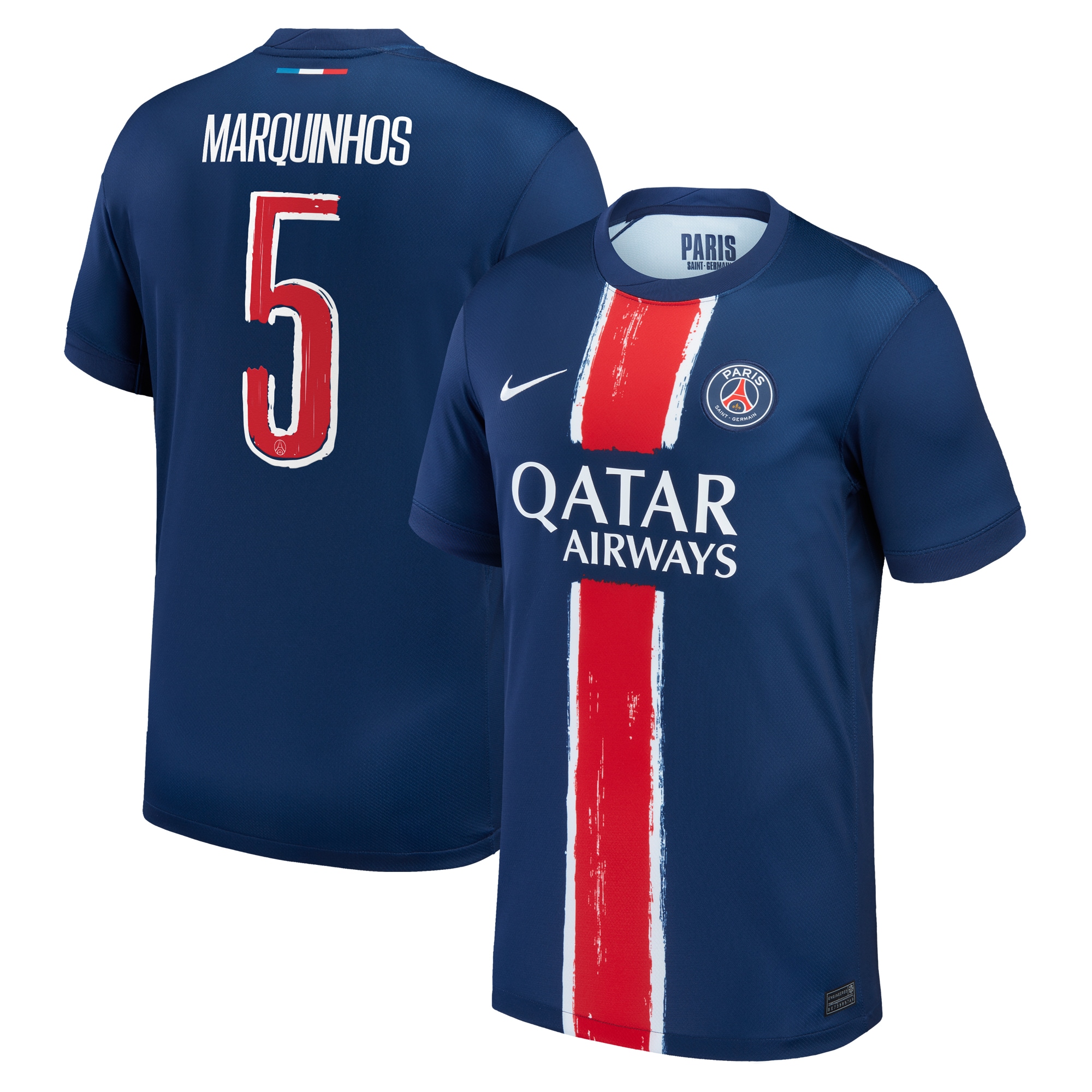 maillot domicile stadium psg nike 2425 – flocage coupe marquinhos 5 Série | Maillots et Vêtements PSG Exclusifs sur PSG Shop