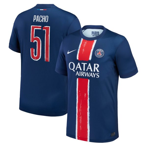 maillot domicile stadium psg nike 2425 – flocage coupe pacho 51 Série | Maillots et Vêtements PSG Exclusifs sur PSG Shop