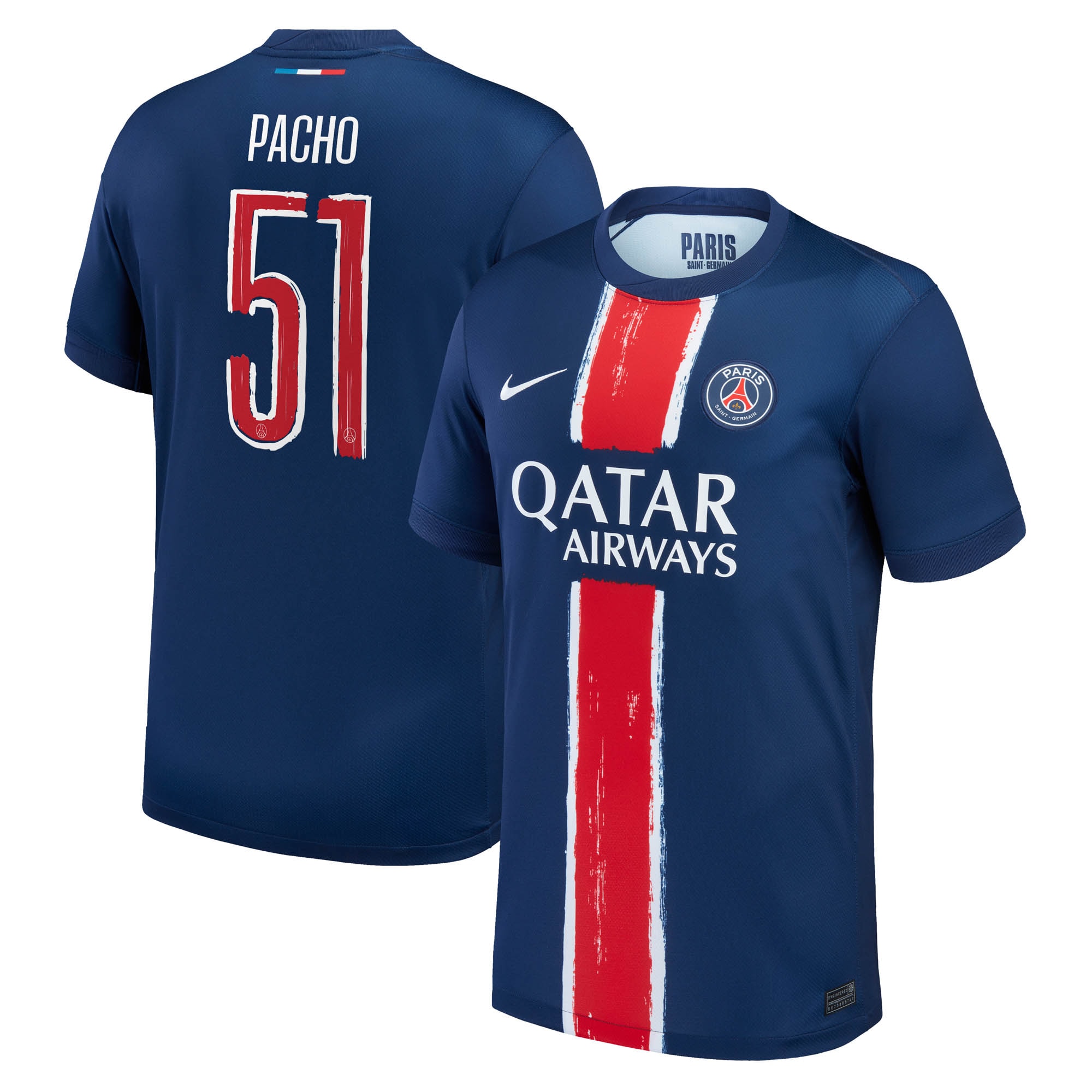 maillot domicile stadium psg nike 2425 – flocage coupe pacho 51 Série | Maillots et Vêtements PSG Exclusifs sur PSG Shop