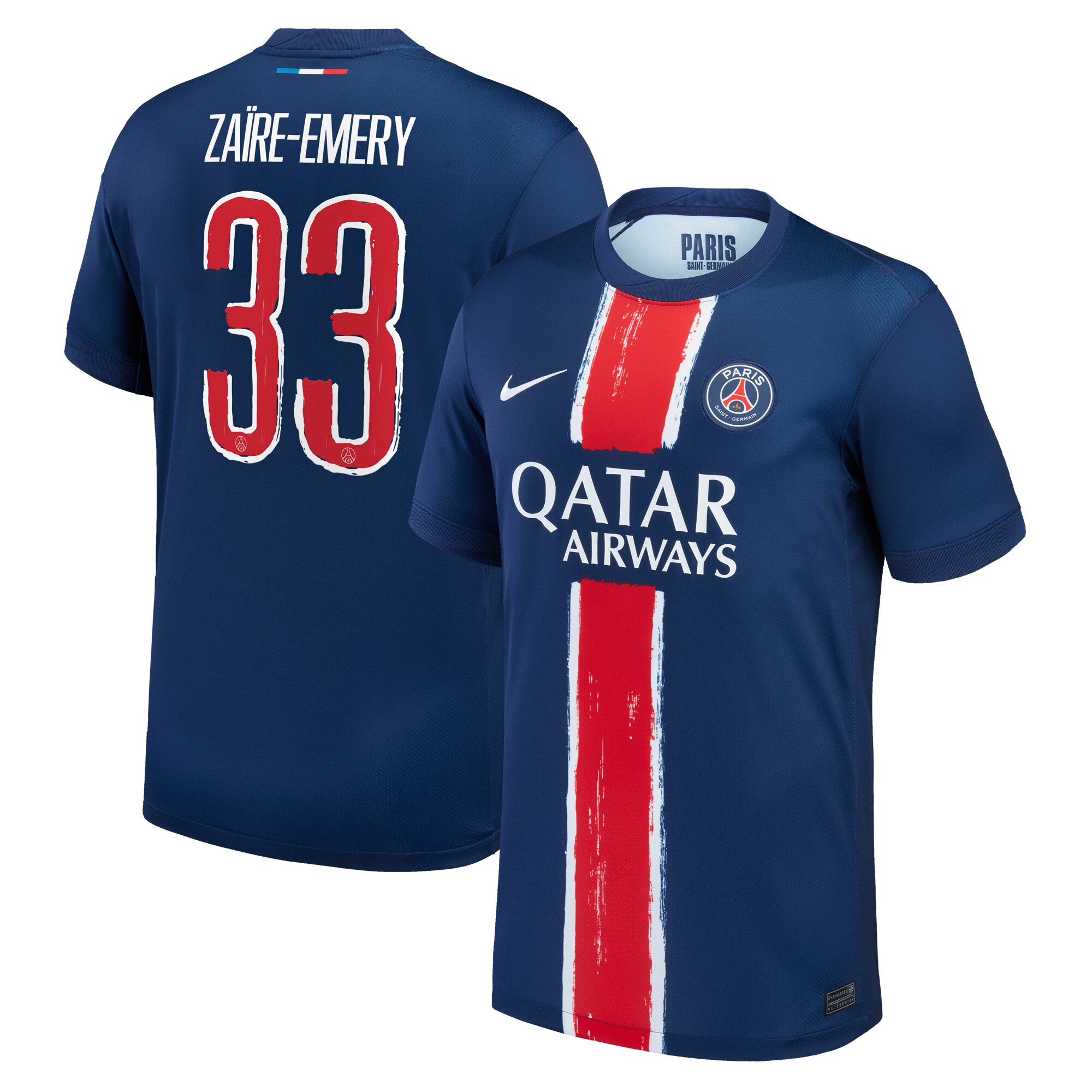 maillot domicile stadium psg nike 2425 – flocage coupe zaire-emery 33 Série | Maillots et Vêtements PSG Exclusifs sur PSG Shop