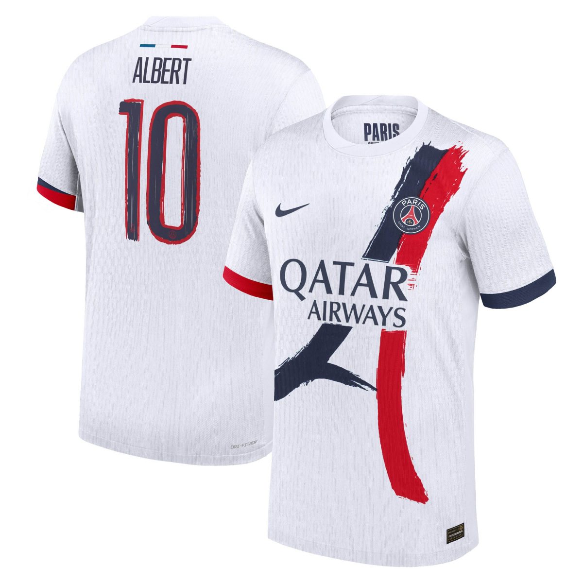 maillot exterieur match psg nike dri-fit adv 2425 avec flocage albert 10 Série | Maillots et Vêtements PSG Exclusifs sur PSG Shop