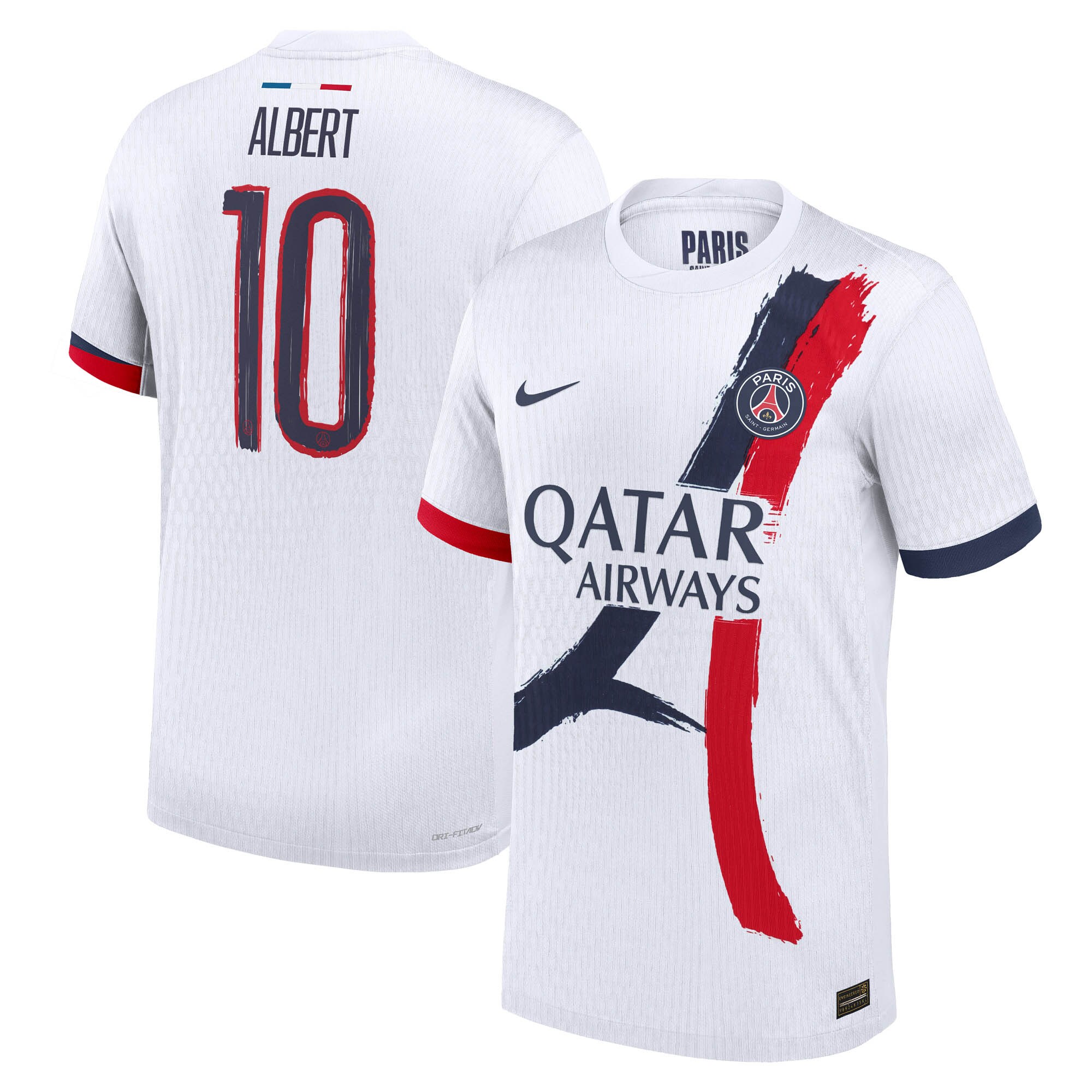 maillot exterieur match psg nike dri-fit adv 2425 avec flocage albert 10 Série | Maillots et Vêtements PSG Exclusifs sur PSG Shop