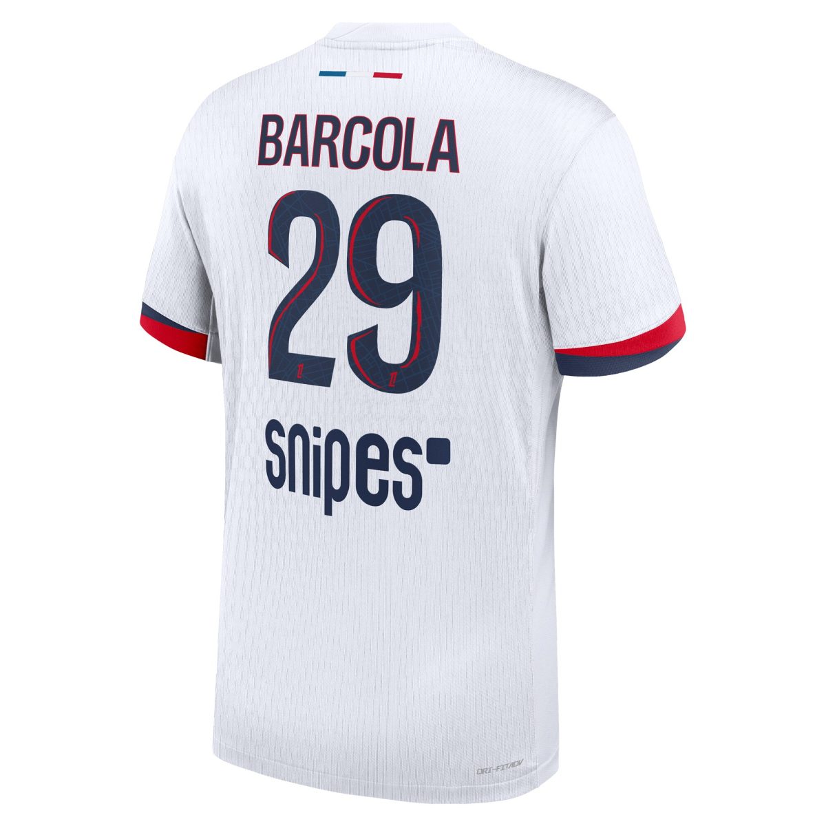 maillot exterieur match psg nike dri-fit adv 2425 avec flocage barcola 29 Série | Maillots et Vêtements PSG Exclusifs sur PSG Shop