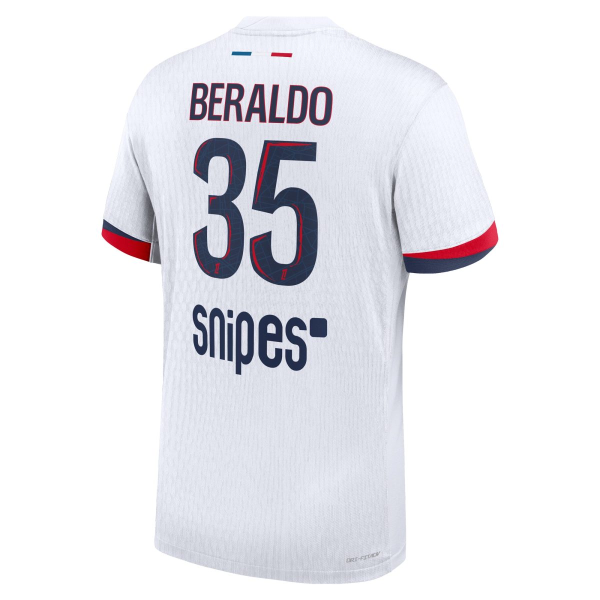 maillot exterieur match psg nike dri-fit adv 2425 avec flocage beraldo 35 Série | Maillots et Vêtements PSG Exclusifs sur PSG Shop