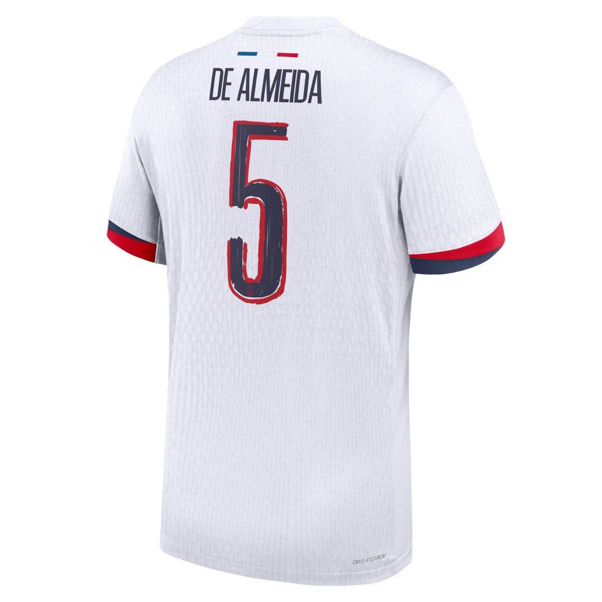 maillot exterieur match psg nike dri-fit adv 2425 avec flocage de almeida 5 Série | Maillots et Vêtements PSG Exclusifs sur PSG Shop