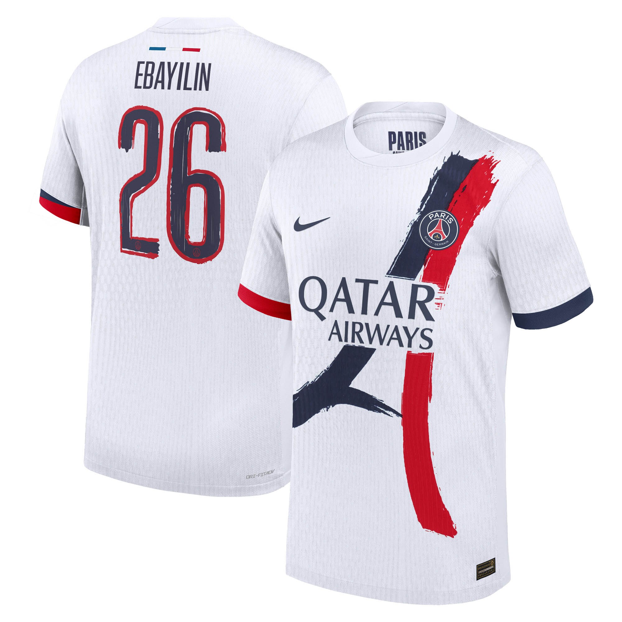 maillot exterieur match psg nike dri-fit adv 2425 avec flocage ebayilin 26 Série | Maillots et Vêtements PSG Exclusifs sur PSG Shop